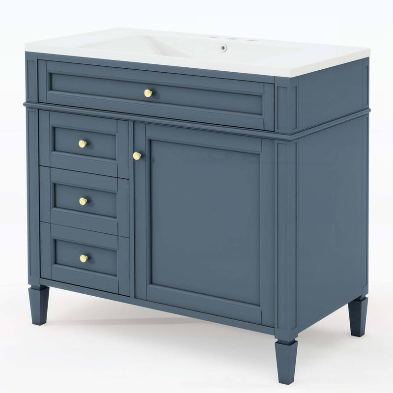 Modern Single Sink Bathroom Vanity