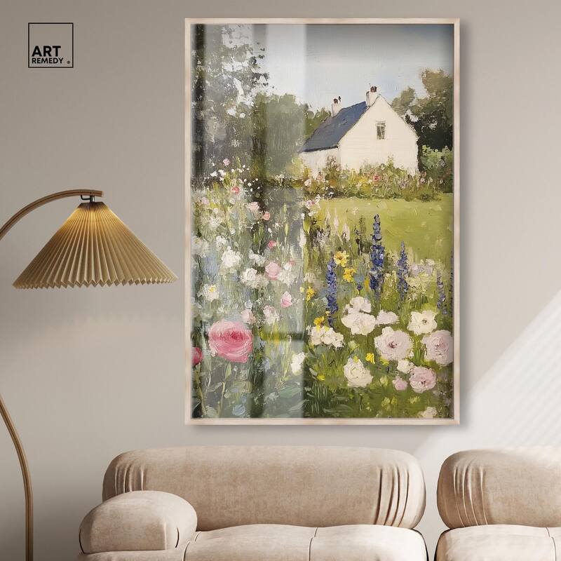 Floral Farmhouse II Shadowbox by Art Remedy