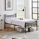 preview thumbnail 8 of 7, VECELO Metal Platform Kids Bed Frame with Headboard,Twin Size Bed Set of 2