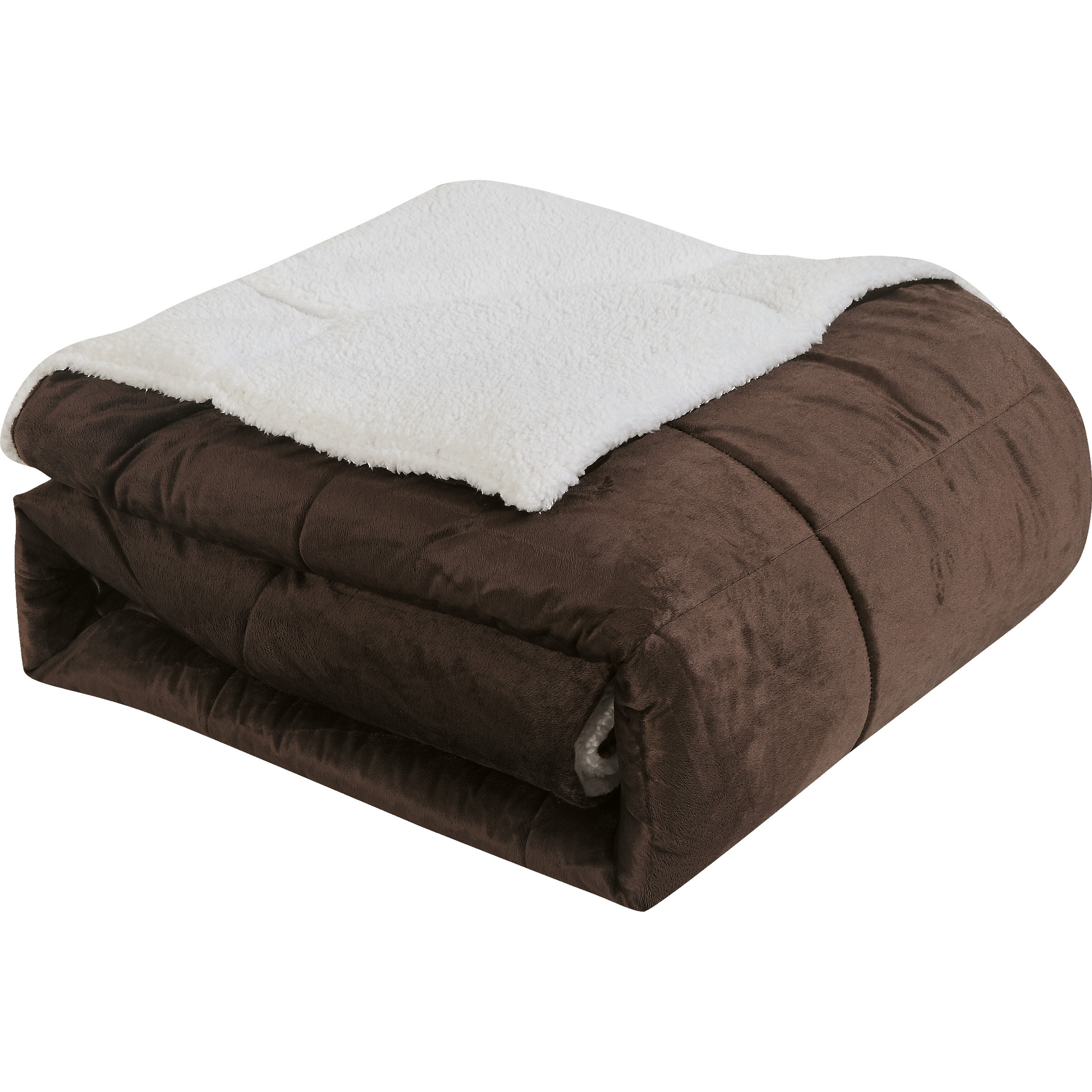 Vcny home micro mink sherpa comforter set 2025