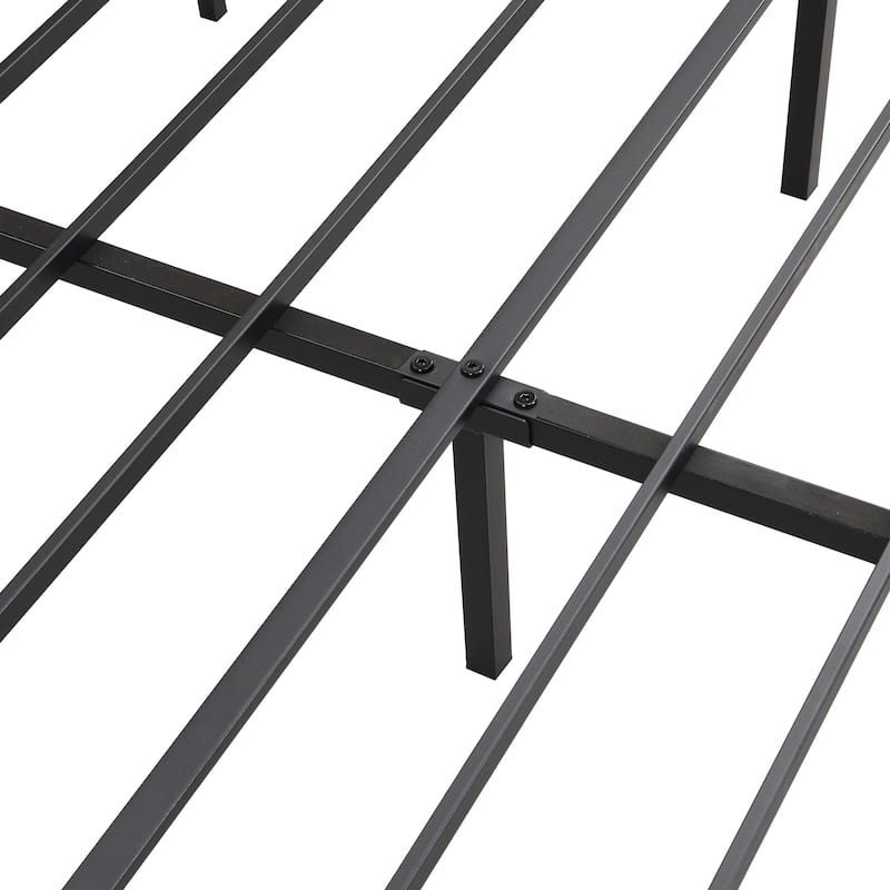 King Size LED Platform Bed Frame with Storage Headboard, USB Charging Station, and Drawers, Easy Assembly, Grey