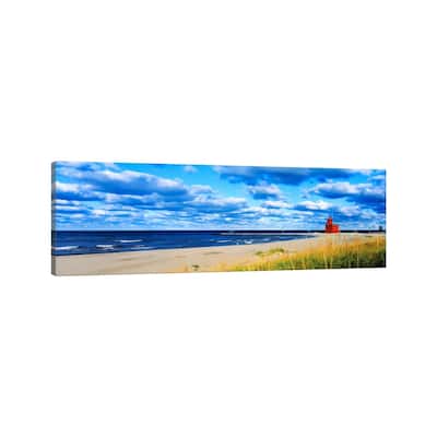 iCanvas "Big Red Lighthouse, Holland, Michigan, USA" by Panoramic Images Canvas Print