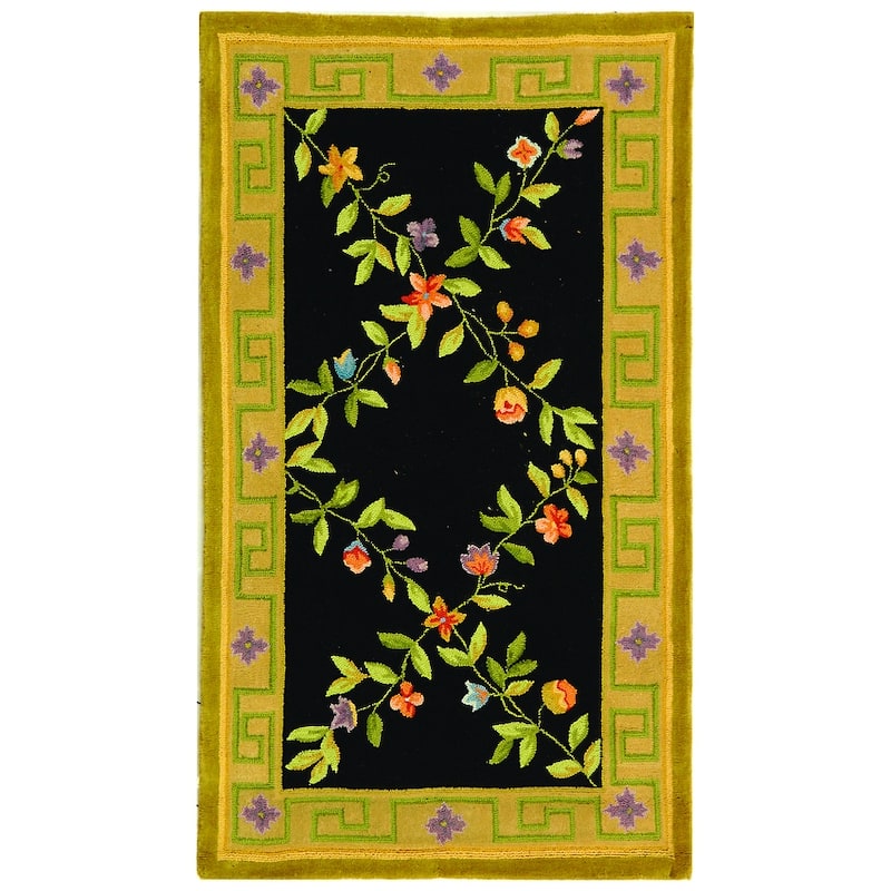 SAFAVIEH Handmade Berkeley Kerica Botanical Wool Rug - 2'9" x 4'9" - Assorted