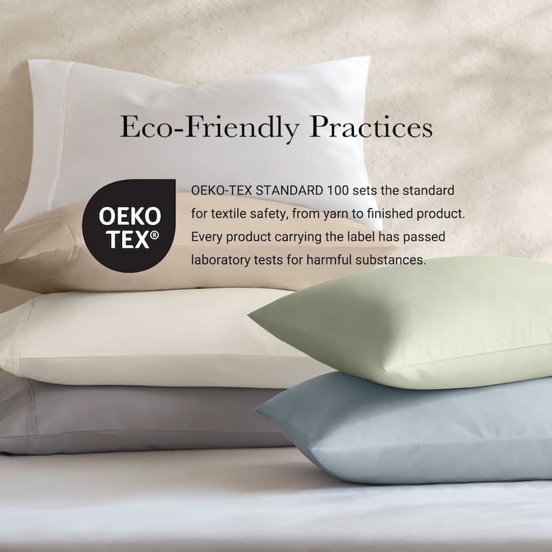 Harbor House 100% Egyptian Cotton Sateen Pillowcase Set