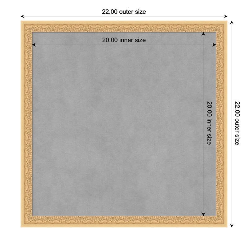 Amanti Art Bethany Black Framed - 22 x 22 in - Bethany Gold