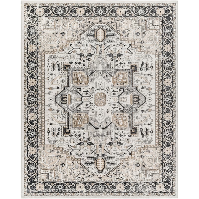 Livabliss Lavadora Traditional Washable Area Rug