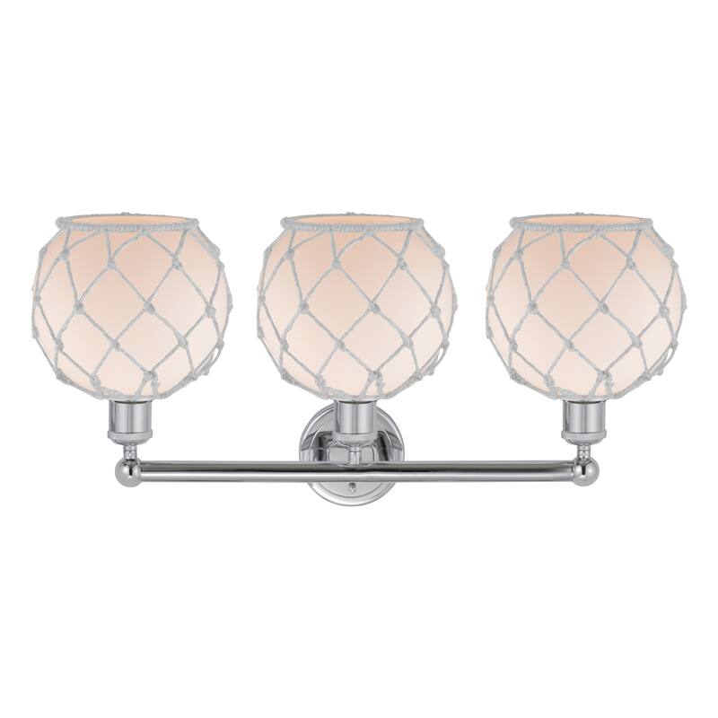 Innovations Lighting Endless Possibilities Edison - Farmhouse Rope - 3 Light 26" Bath Vanity Light