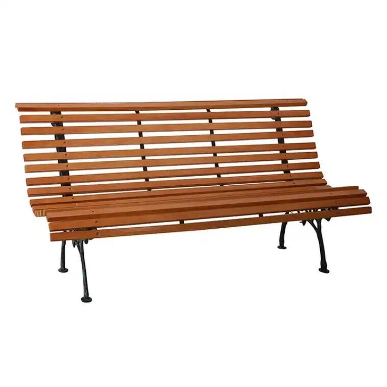 Outdoor Bench Wooden Park Long Bench Chair