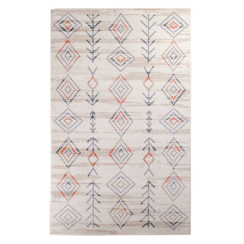 Modern Geometric Southwestern Indoor Area Rug by Superior