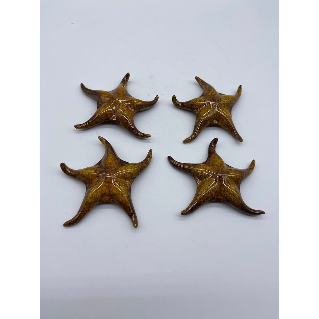 Brown Starfish (Set of 4)