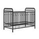 preview thumbnail 24 of 34, Little Seeds Monarch Hill Ivy Metal Crib - N/A Black