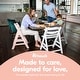 preview thumbnail 5 of 6, hauck Alpha+ Grow Along Adjustable Boosted Wooden Highchair, Beechwood, Grey - 16.5