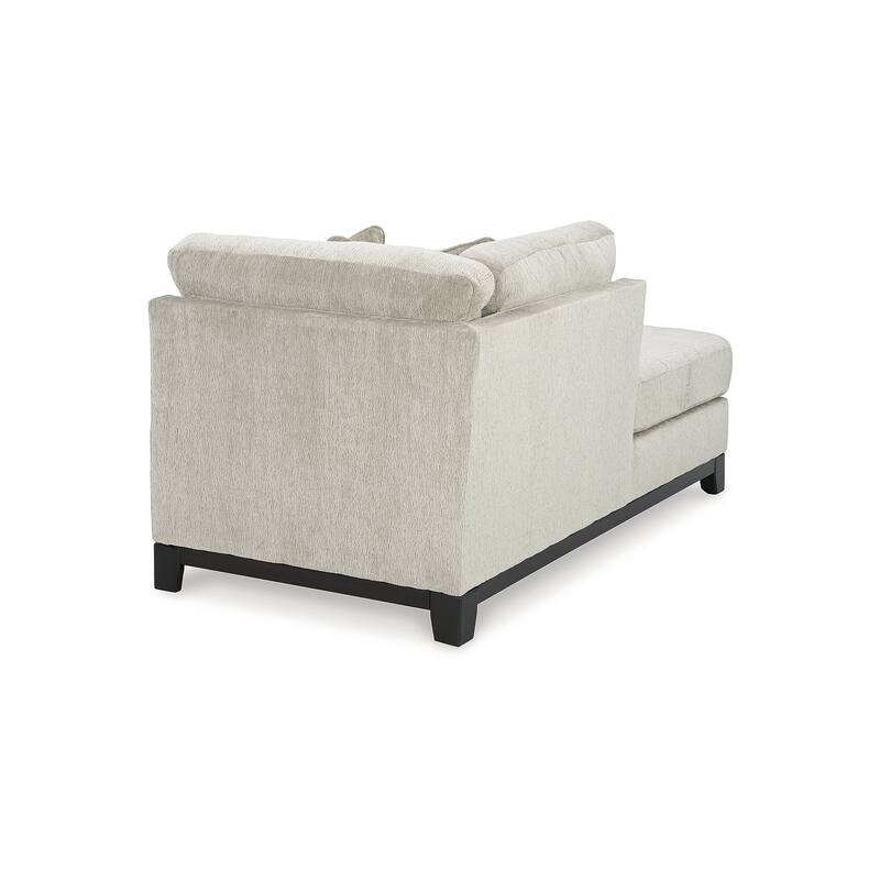 Signature Design by Ashley Maxon Place Light Gray 3-Piece Sectional with Chaise - 140" W x 100" D x 37" H