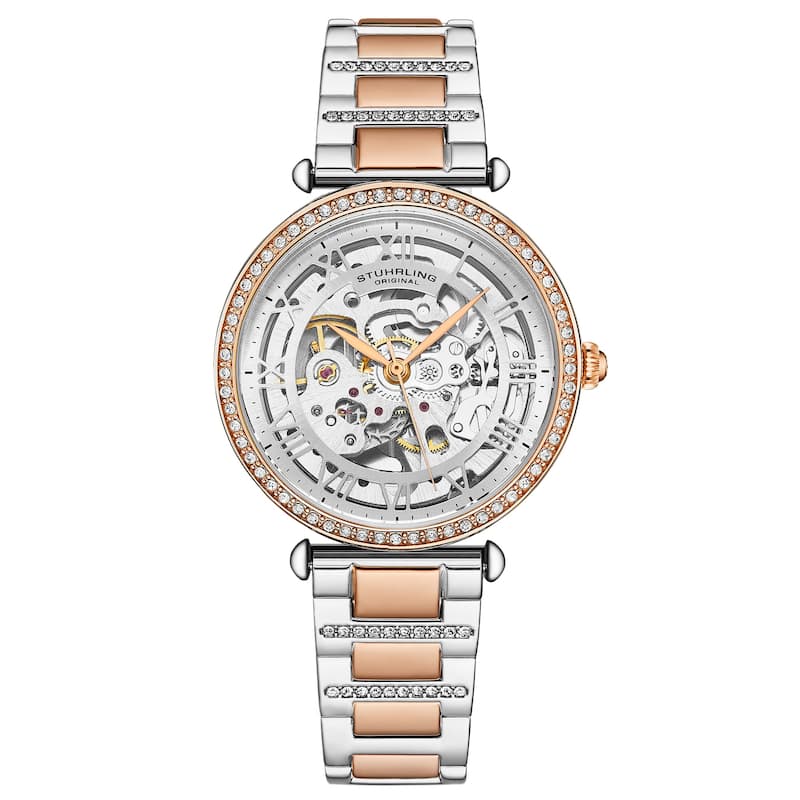 Stuhrling Original Luxe Automatic 4023 38mm Skelton - Silver2