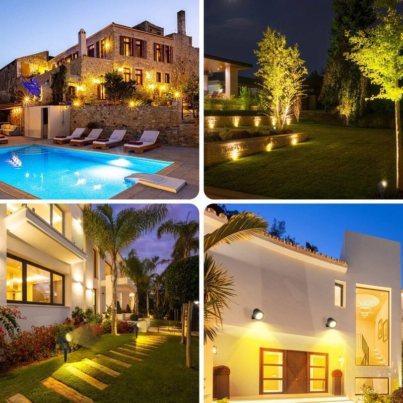 Solar Garden Spot Lights, LED Solar Landscape Light Outdoor
