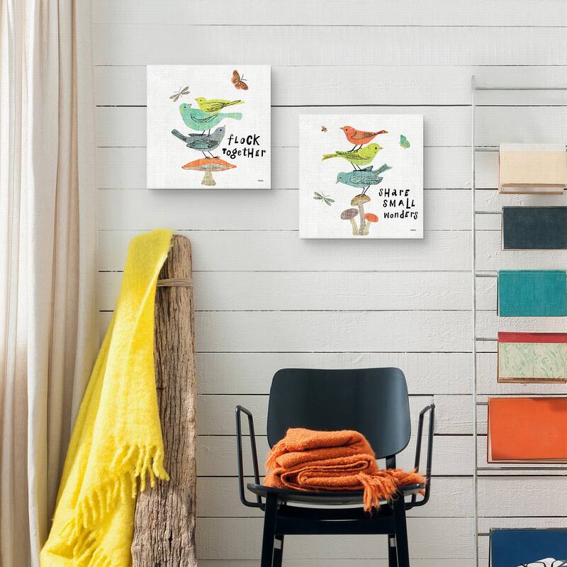 Wild Wings II -III Canvas Art Prints