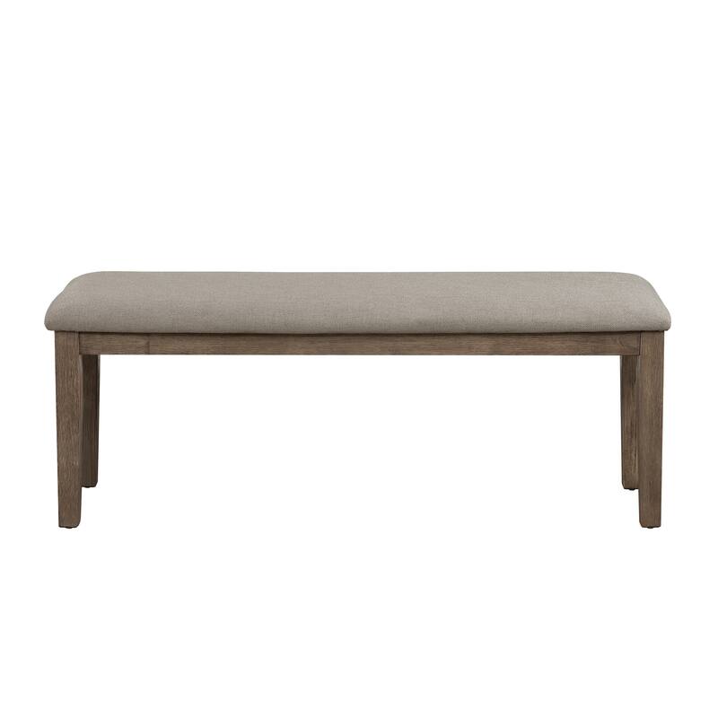 Fabric Upholstered Seat 1pc Bench