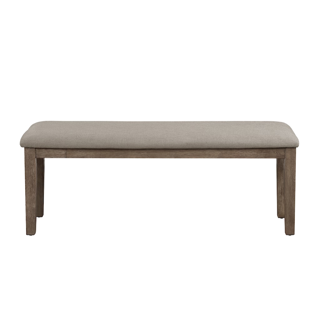Fabric Upholstered Seat 1pc Bench