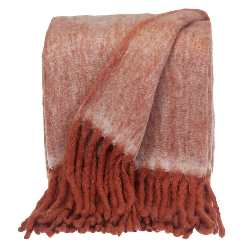 Super Soft Gray Soft Solid Color Handloomed Throw Blanket
