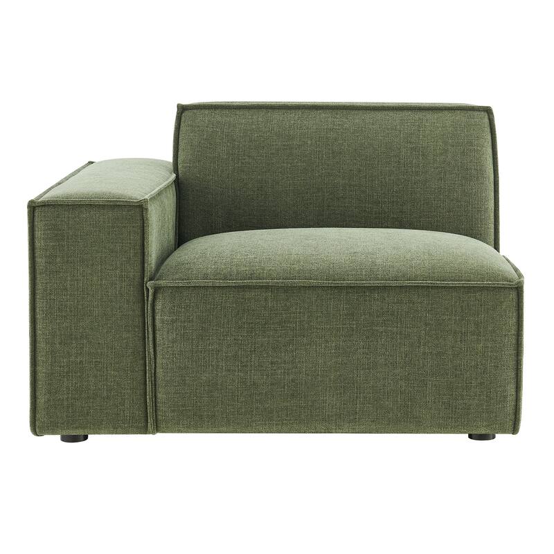 Restore Performance Fabric Upholstered Left-Facing Modular Lounge Chair