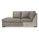 preview thumbnail 18 of 16, Signature Design by Ashley Amuleto Brown 2-Piece Sectional with Chaise - 124"W x 86"D x 40"H