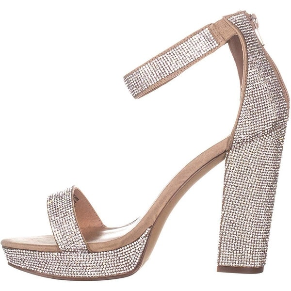 madden girl siren rhinestone platform sandals