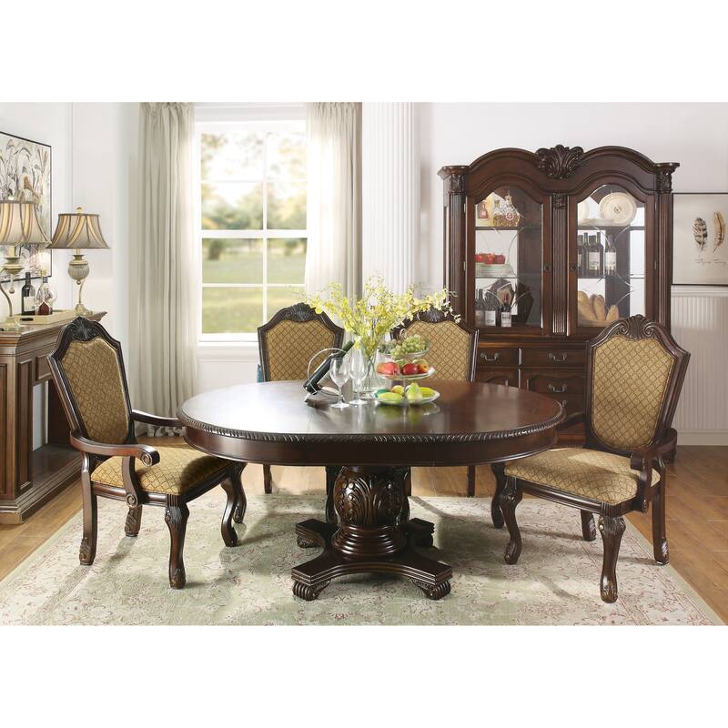 Eliza Solid Back Side Chairs (Set of 2)