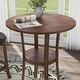 preview thumbnail 3 of 22, Irvi Traditional Rubberwood 3-Piece Barstool Counter Height Dining Set by Furniture of America
