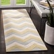 preview thumbnail 75 of 126, SAFAVIEH Handmade Chatham Gunda Modern Moroccan Wool Rug 2'3" x 7' Runner - Grey/Gold