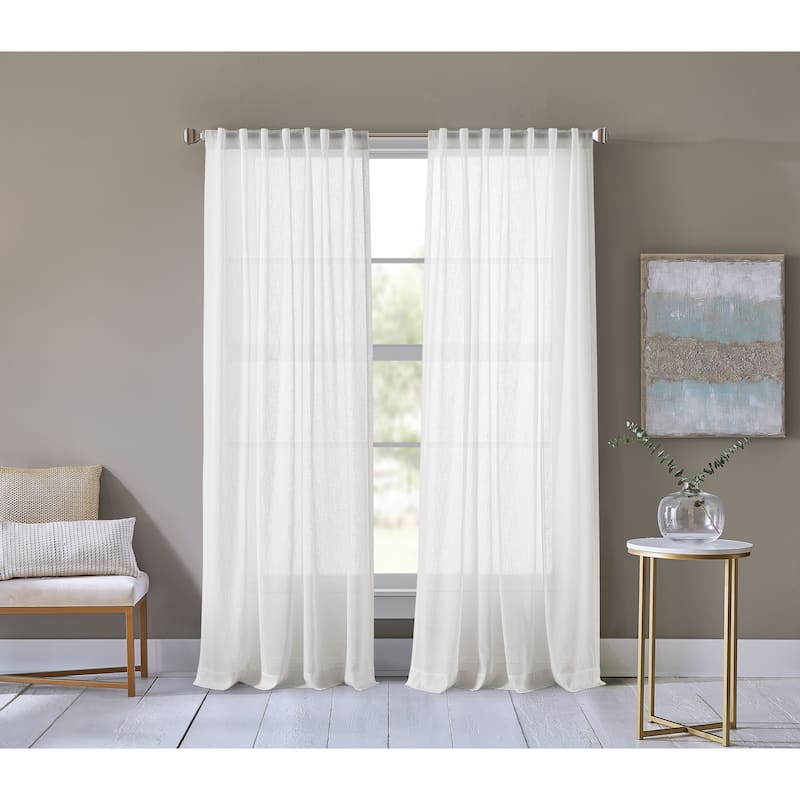 DKNY Ariana Backtab Curtain Panel Pair - 84 Inches