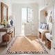 preview thumbnail 3 of 4, SAFAVIEH Handmade Natural Fiber Lili Farmhouse Cowhide Leather & Jute Rug