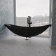 preview thumbnail 2 of 10, ALFI brand HammockTub1-BM 79" Acrylic Wall Mounted Hammock Tub