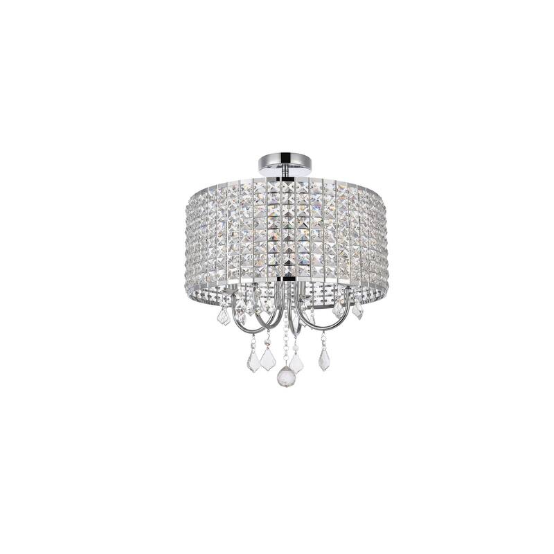 Esther 17 inch Flush Mount Chandelier