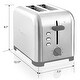 preview thumbnail 7 of 6, Kenmore 2-Slice Toaster, Stainless Steel, Extra Wide Slots, Bagel, Defrost, 9 Shade Settings