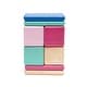 preview thumbnail 10 of 9, Tegu Magnetic Wooden Blocks, Blossom, 8-Piece Pocket Pouch