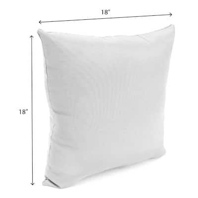 18" x 18" Multicolor Floral Outdoor Throw Pillow - Set of 2 - 18'' L x 18'' W x 4'' H