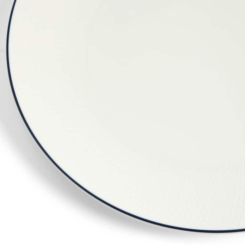 Wedgwood Gio Blue Plate 9.3in, Blue Line