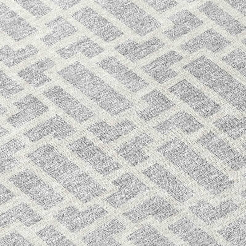 Machine Washable Indoor/ Outdoor Chantille Contemporary Geo Rug