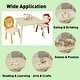 preview thumbnail 18 of 25, Wooden Activity Play Table Set Lion&Monkey