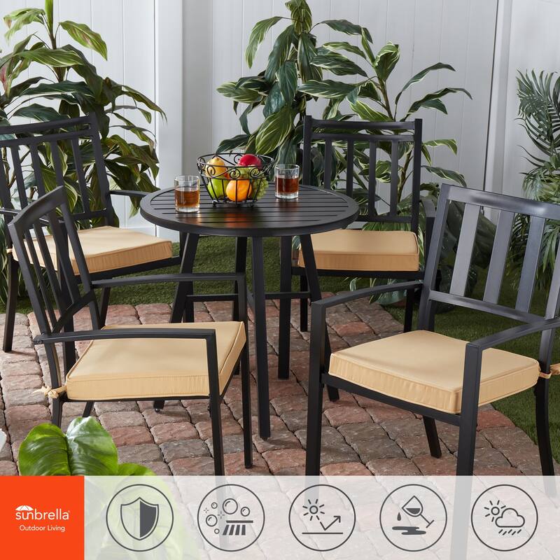 Sunbrella Indoor/ Outdoor 17-inch Square Corded Chair Pad