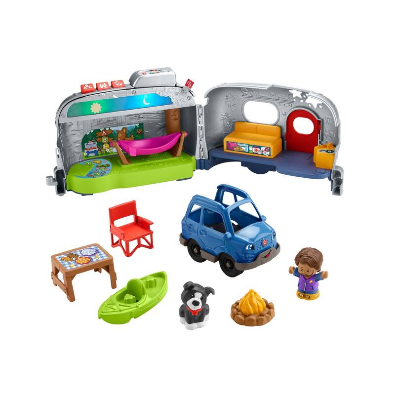 Fisher-Price Little People Light-Up Learning Camper