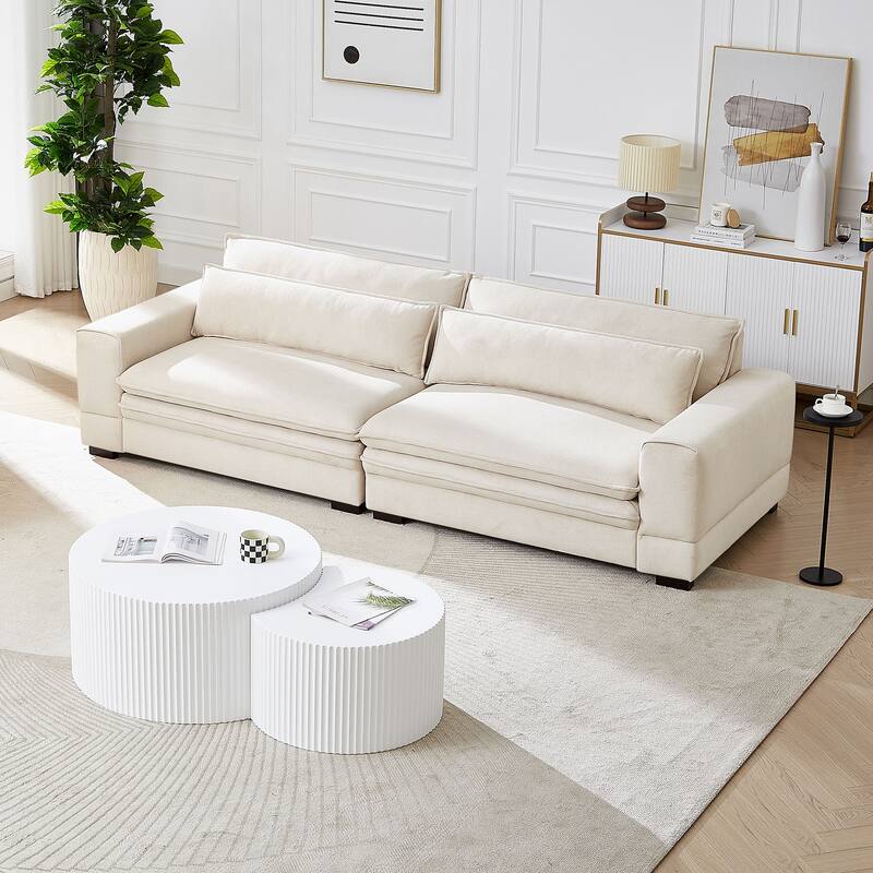 104.72" Loveseat Sofa, Large Couches for Living Room 2-Seat Upholstered Couch, Modern Sofa Couches for Apartment