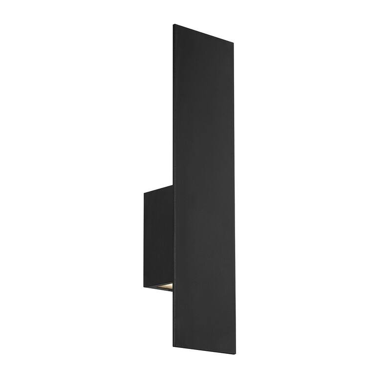 WAC Lighting Icon 2 Light 20" Tall LED Outdoor Wall Sconce - Black