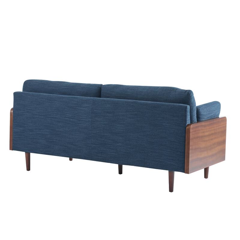 Mid-Century Modern Sofa with Slim Track Arms