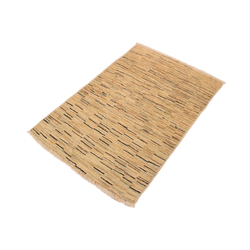 Boho Earthline Gabbeh Hand Knotted Wool Area Rug