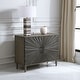 preview thumbnail 9 of 7, Uttermost Shield Grey Oak 2-door Cabinet