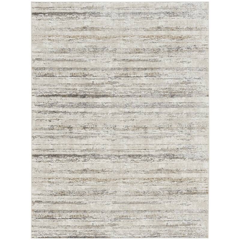 Power Loomed Abstract Modern Non Skid Stain Resistant Area Rug - 144' X '108' X '0.39