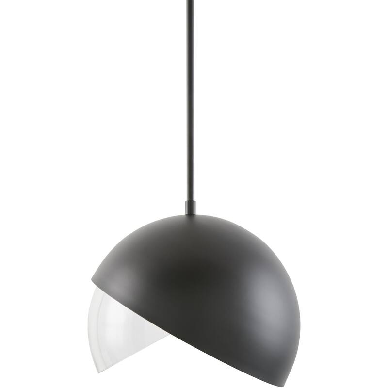 Livabliss Elenya Traditional Pendant - 14"L x 14"W x 11"H - Dark Grey