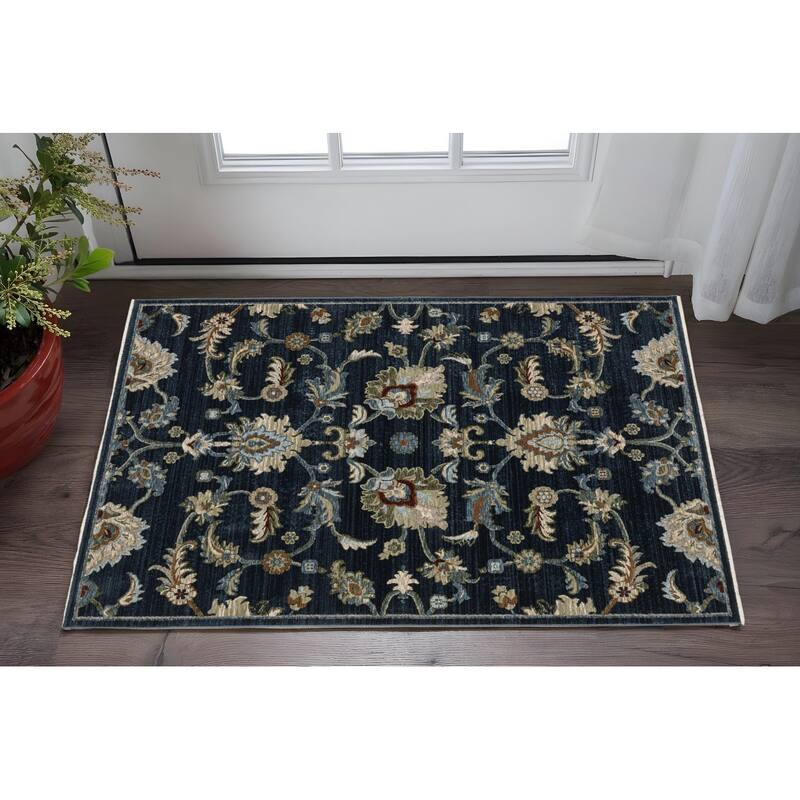 HomeRoots Oriental Traditional Runner Area Rug - 60.24 in. x 39.37 in.  x 0.32 in.