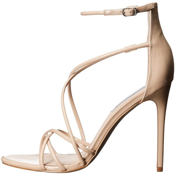 Steve Madden Womens satire Open Toe Ankle Strap Classic Pumps